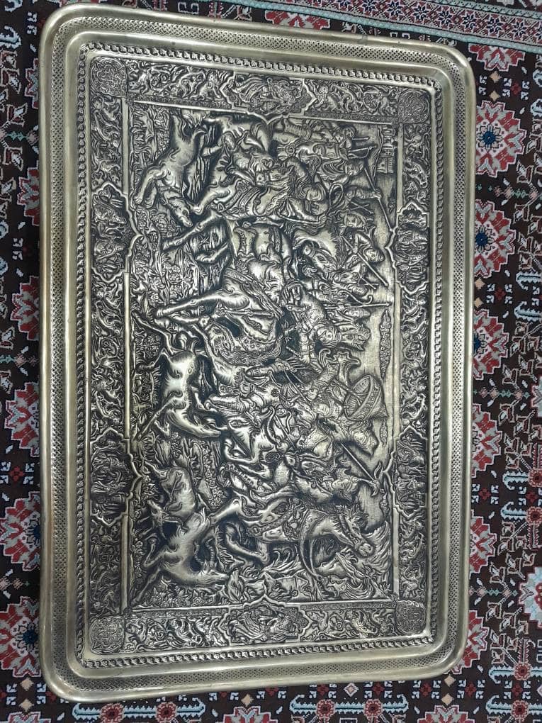 تولید و فروش صنایع دستی قلم زنی کارگاه نیل قلم در یزد